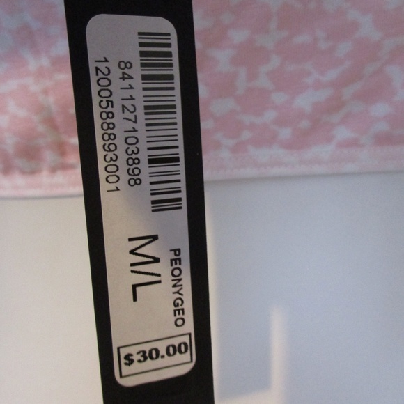 Joe's Jeans Pink White  Bandeau Size M/L - Picture 5 of 7